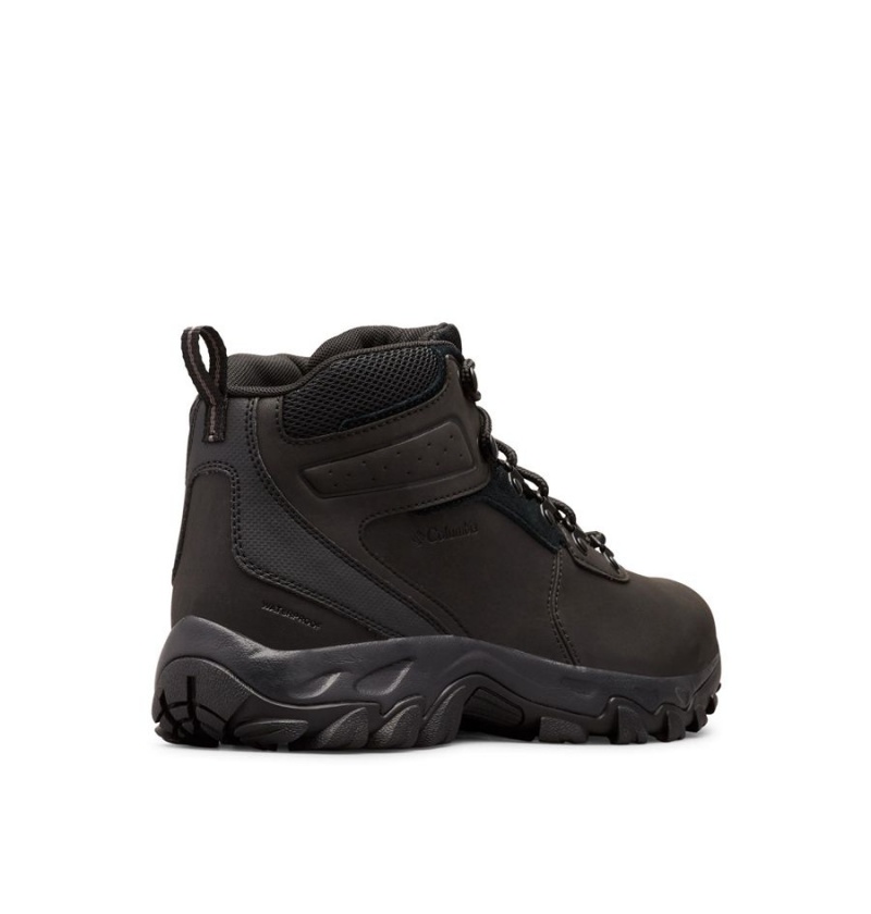 Black Men's Columbia Newton Ridge Plus II Waterproof Boot Hiking Shoes | YUWCE-0975