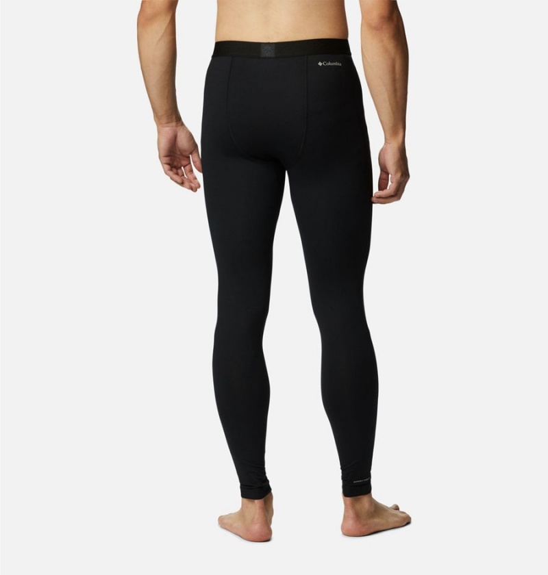 Black Men's Columbia Omni Heat Heavyweight Baselayer Tights Pants | OHDUG-0326