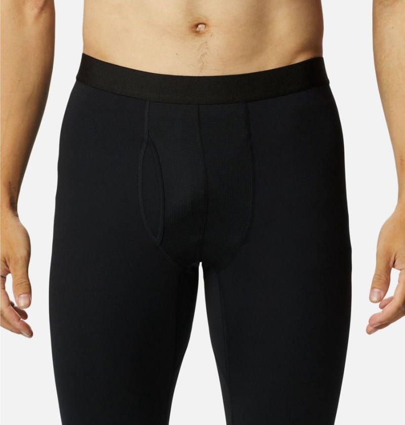 Black Men's Columbia Omni Heat Heavyweight Baselayer Tights Pants | OHDUG-0326