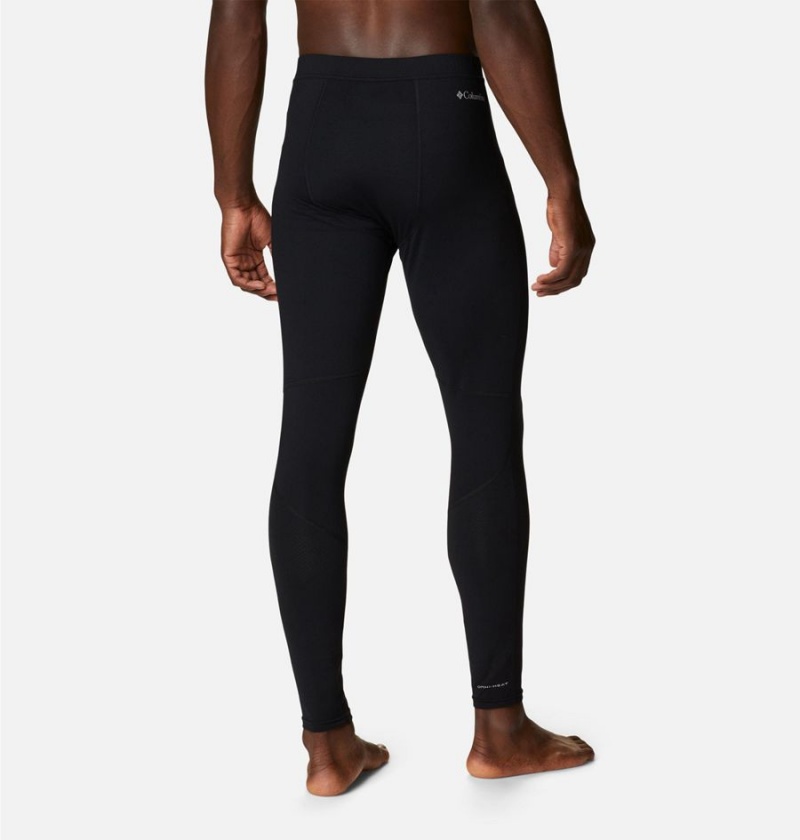 Black Men's Columbia Omni Heat Infinity Baselayer Tights Pants | YQBZP-3657