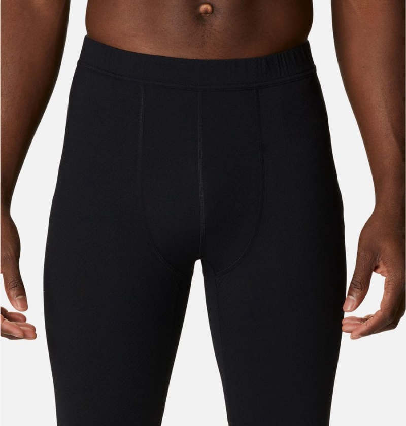 Black Men's Columbia Omni Heat Infinity Baselayer Tights Pants | YQBZP-3657