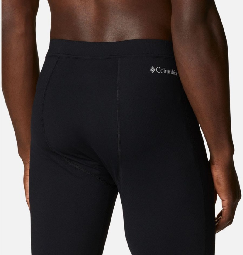 Black Men's Columbia Omni Heat Infinity Baselayer Tights Pants | YQBZP-3657