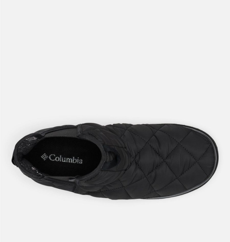 Black Men's Columbia Omni Heat Lazy Bend Weekender Mid Slippers | FOKTQ-1968