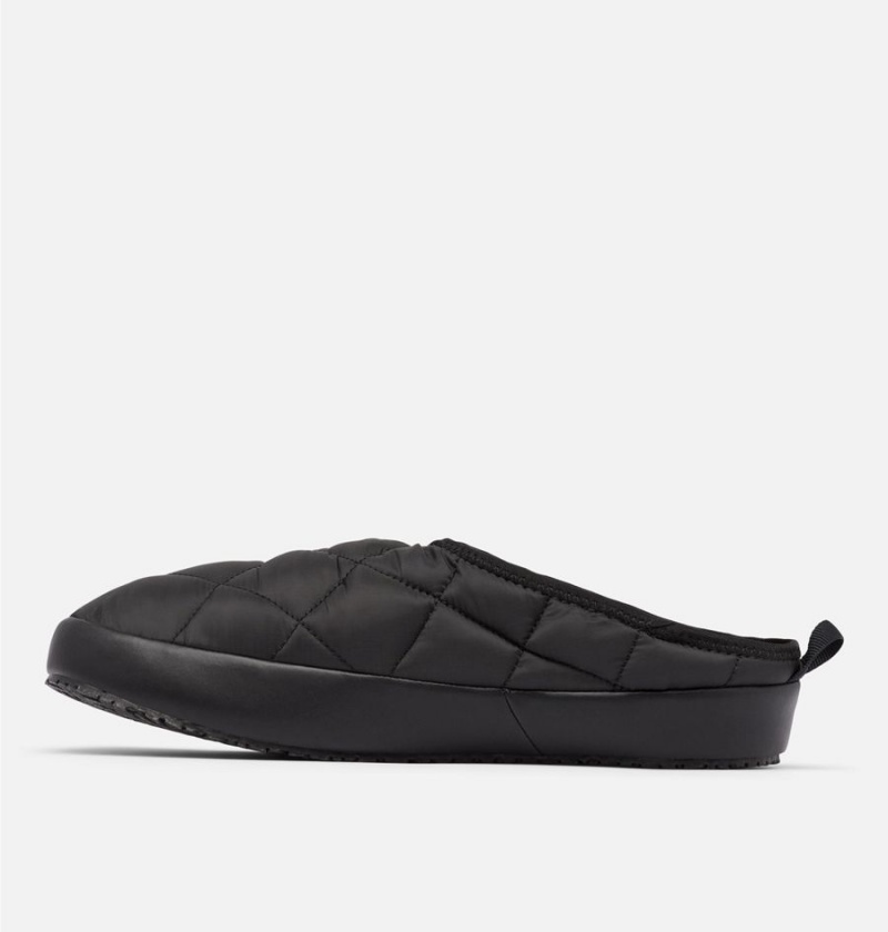 Black Men's Columbia Omni Heat Lazy Bend Camper Slippers | IZWYU-7915