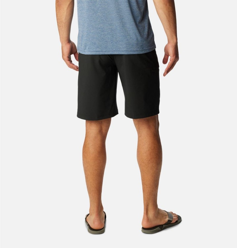 Black Men's Columbia PFG Grander Marlin II Offshore Shorts | DVFHZ-5061