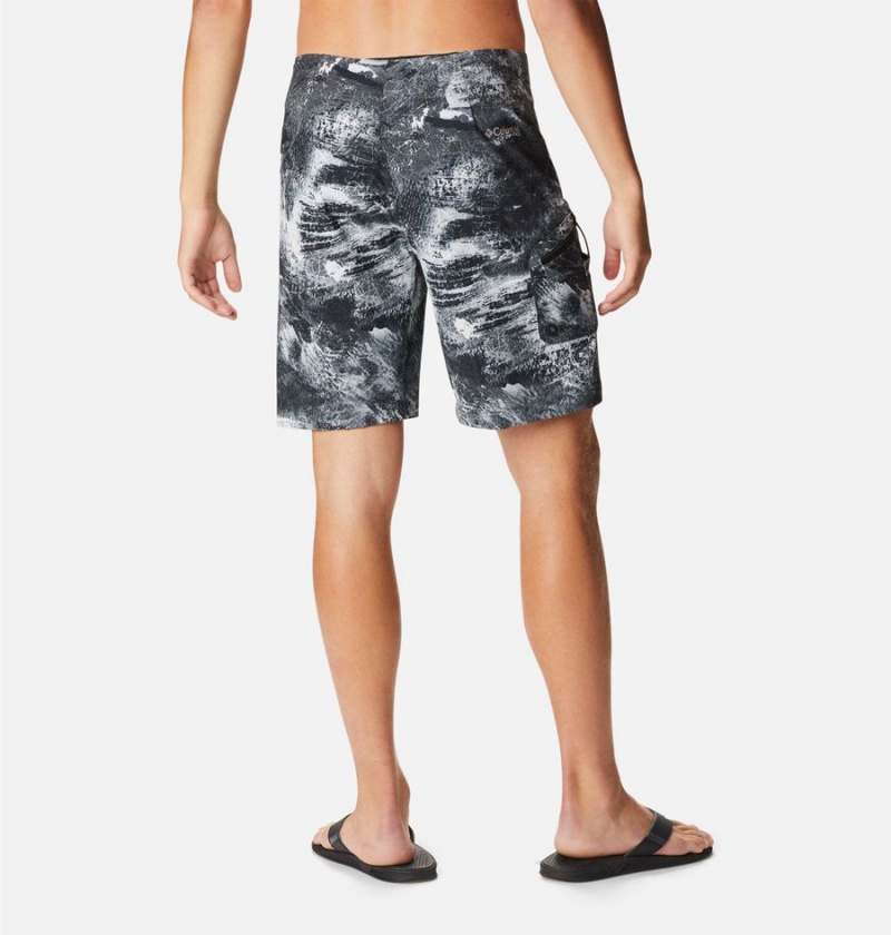 Black Men's Columbia PFG Offshore II Board Shorts | FWMJR-4937