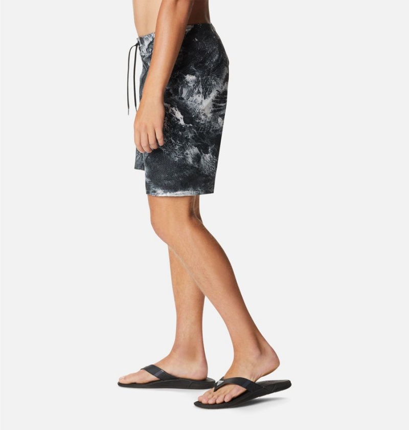 Black Men's Columbia PFG Offshore II Board Shorts | FWMJR-4937