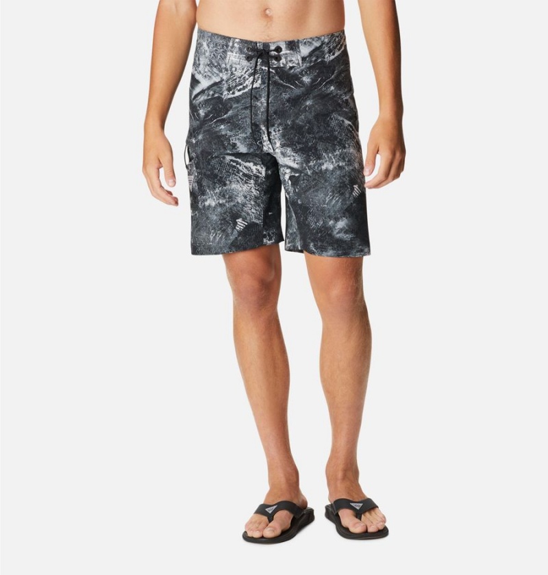 Black Men\'s Columbia PFG Offshore II Board Shorts | FWMJR-4937