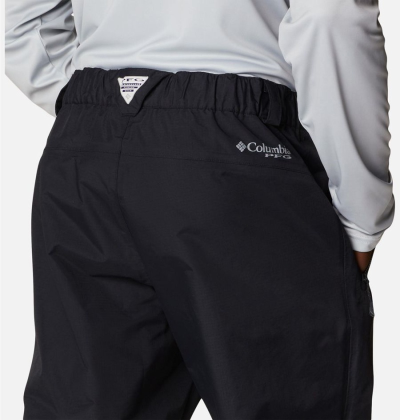 Black Men's Columbia PFG Omni-Tech 3D Pants | DPIZS-0935