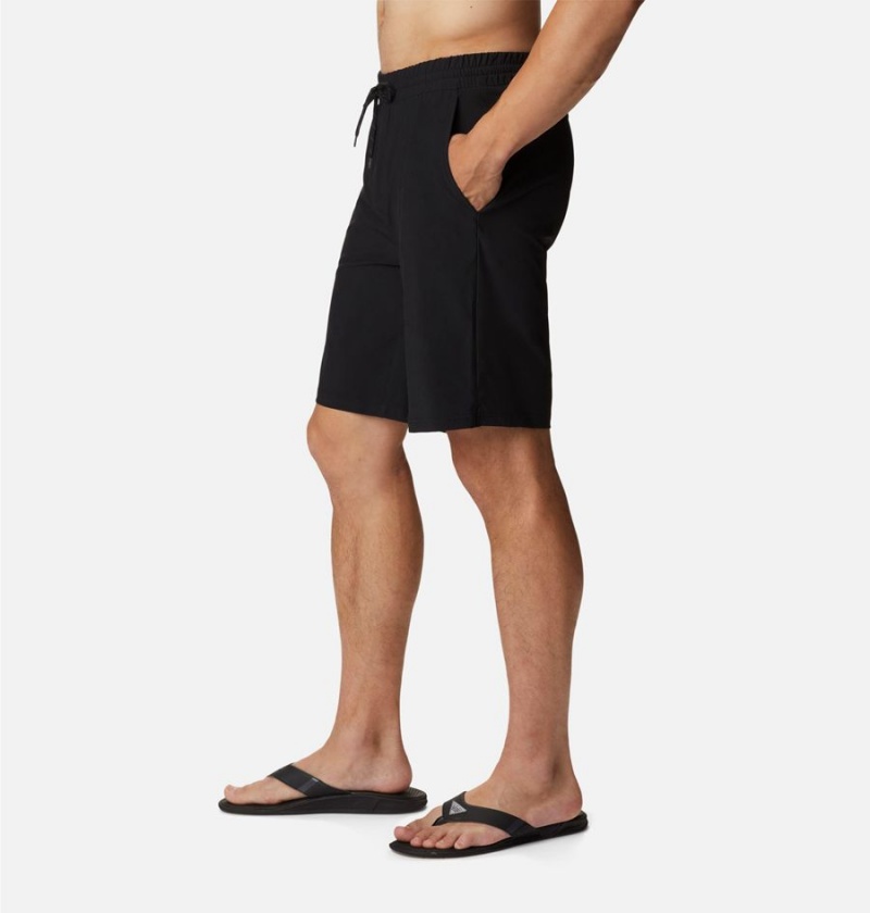 Black Men's Columbia PFG Slack Tide Hybrid Water Shorts | GCNSZ-9724