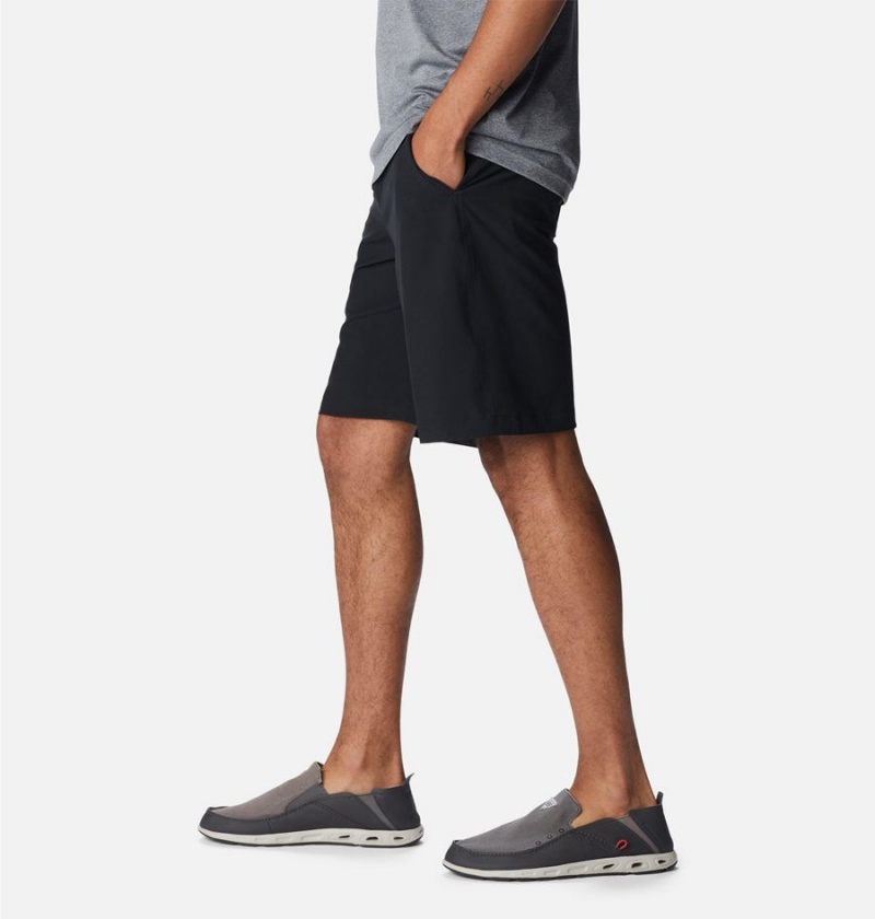 Black Men's Columbia PFG Terminal Tackle Shorts | YVAHB-7458