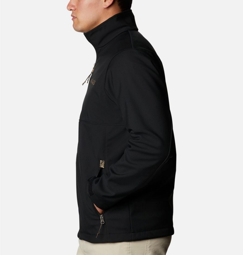 Black Men's Columbia PHG Ascender Softshell Jackets | ASHRL-6025