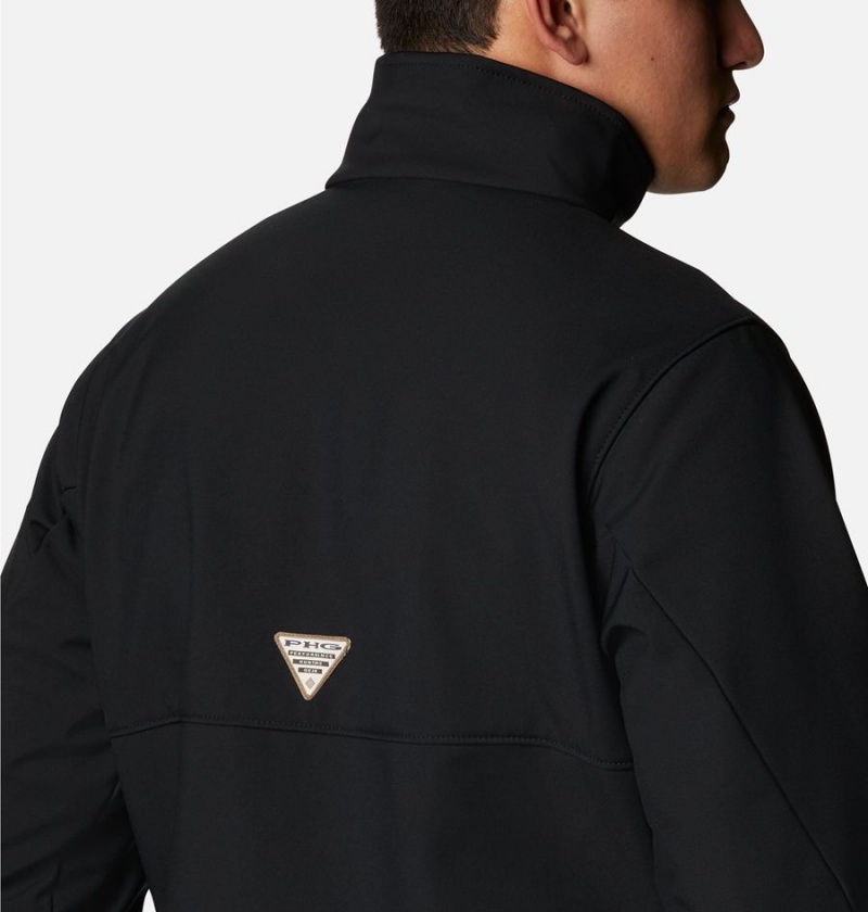 Black Men's Columbia PHG Ascender Softshell Jackets | ASHRL-6025