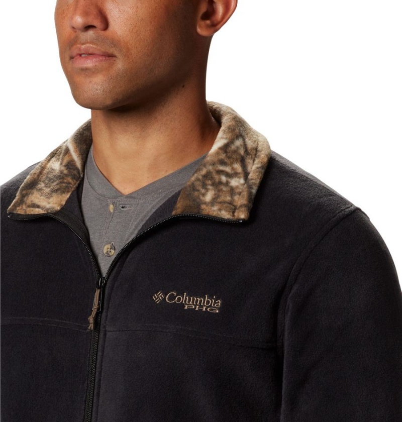 Black Men's Columbia PHG Fleece Jacket | BMEOS-8691