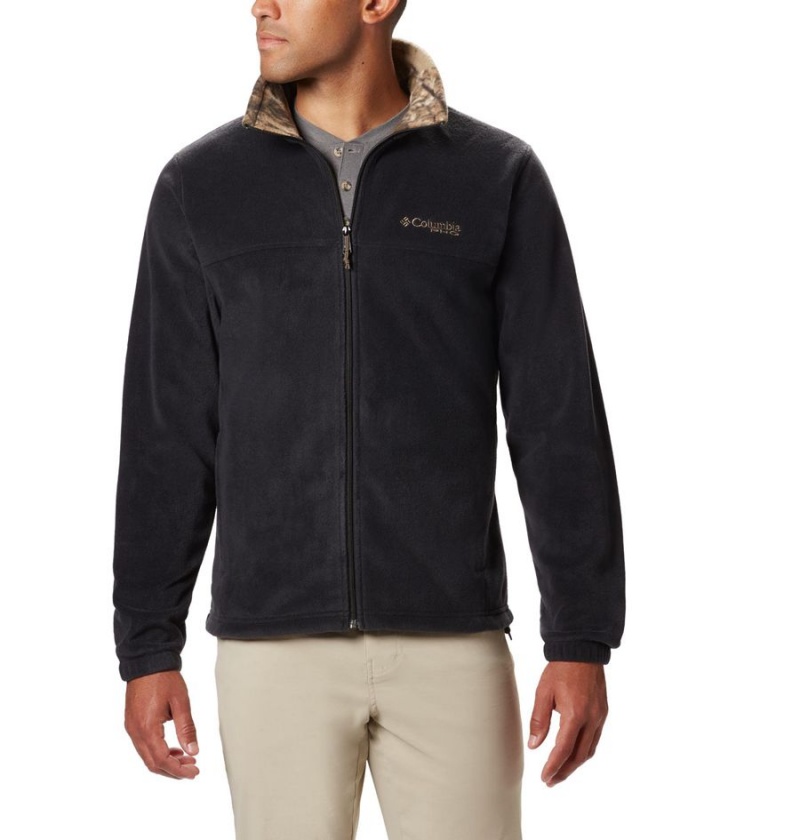 Black Men\'s Columbia PHG Fleece Jacket | BMEOS-8691