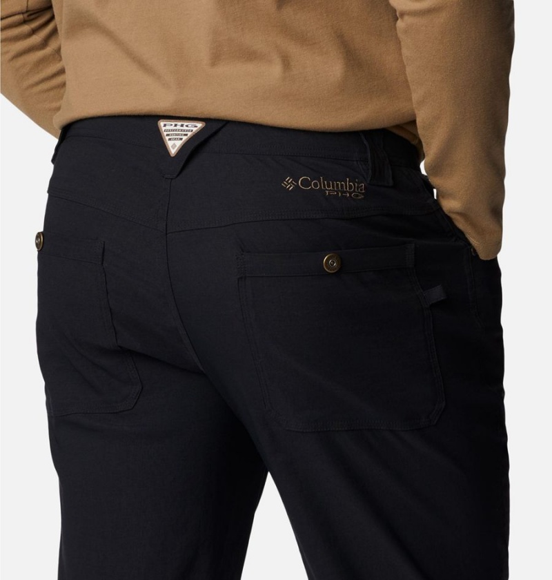 Black Men's Columbia PHG Roughtail Stretch Field Pants | CRZUF-9524