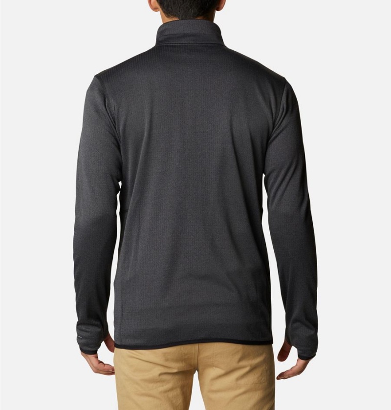 Black Men's Columbia Park View Full Zip Fleece Jacket | VGMBR-1960