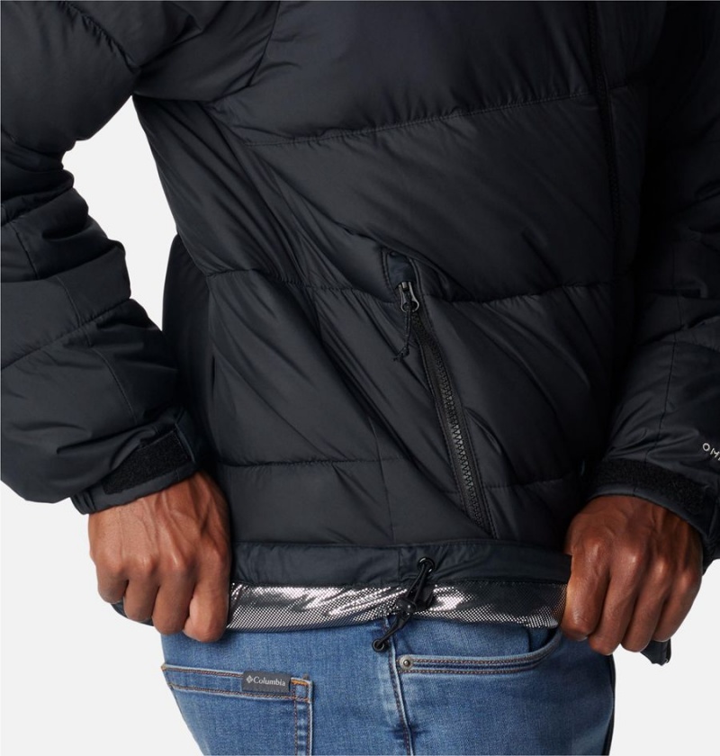 Black Men's Columbia Pike Lake II Insulated Puffer Jacket | IQWMV-7634