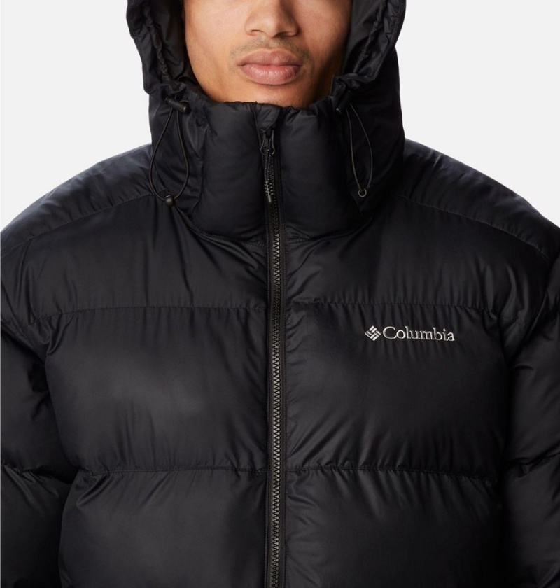 Black Men's Columbia Pike Lake Parka Insulated Puffer Jacket | WPDLU-3581