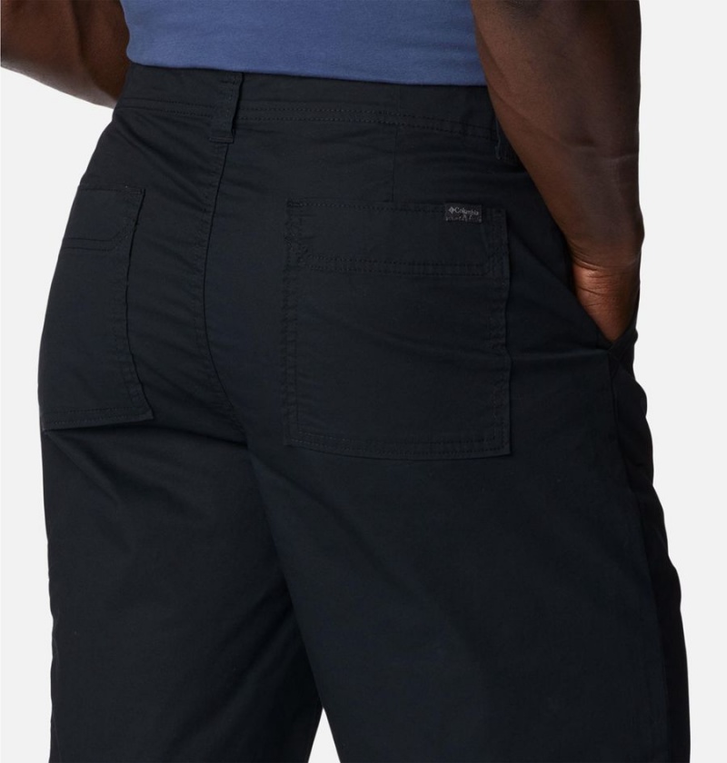 Black Men's Columbia Pine Canyon Cargo Shorts | EBMFV-9847