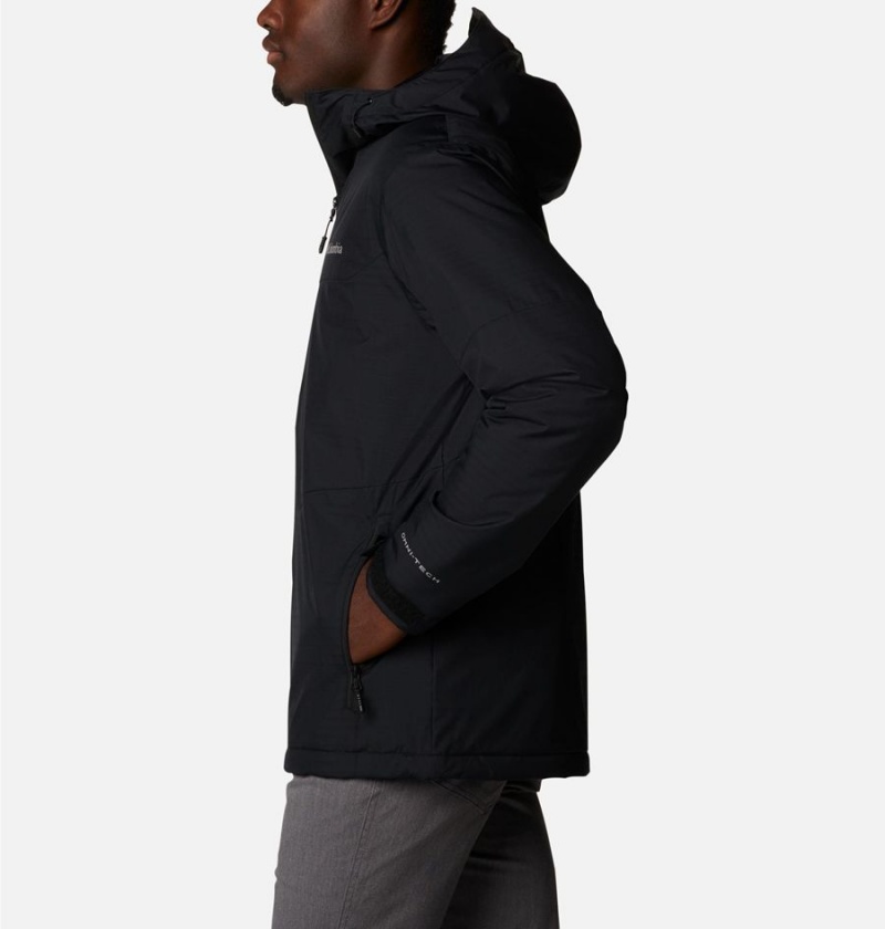 Black Men's Columbia Point Park Insulated Puffer Jacket | TGUAO-6870