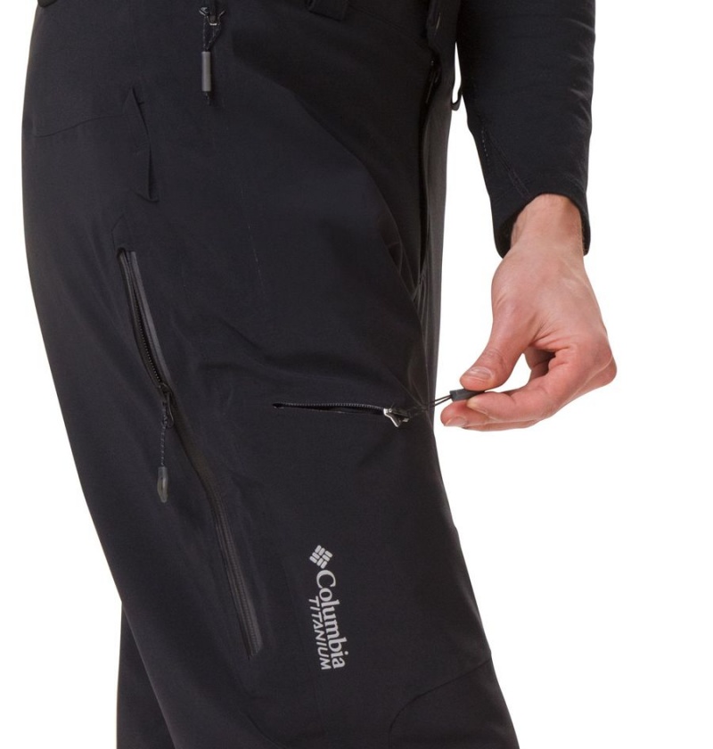 Black Men's Columbia Powder Keg III Insulated Ski Pants | PXFGJ-0413