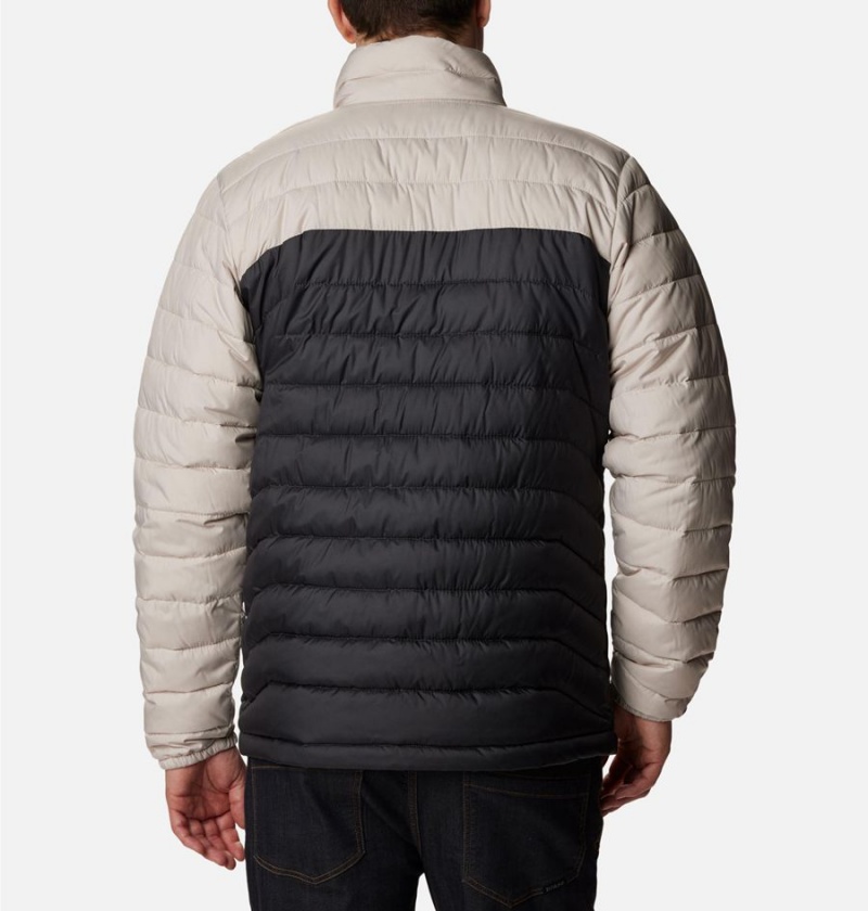 Black Men's Columbia Powder Lite Insulated Puffer Jacket | TPZIA-2853