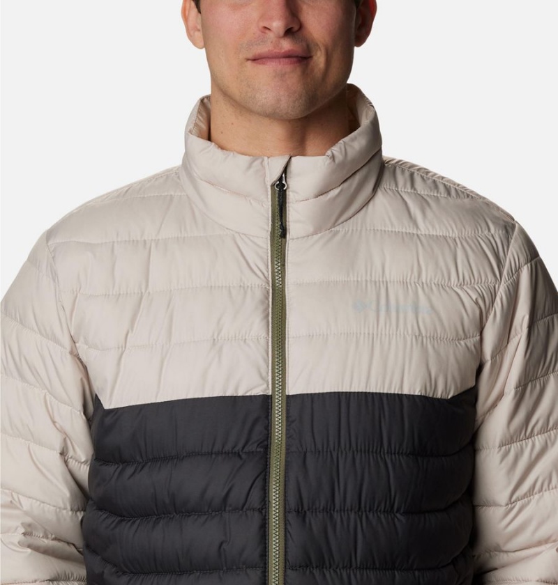 Black Men's Columbia Powder Lite Insulated Puffer Jacket | TPZIA-2853