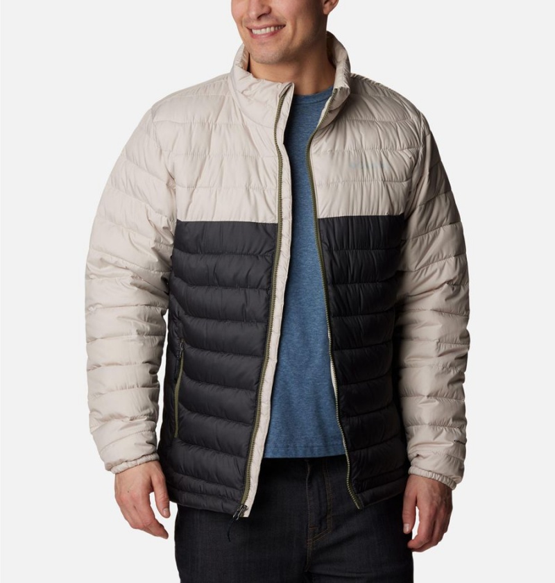 Black Men's Columbia Powder Lite Insulated Puffer Jacket | TPZIA-2853