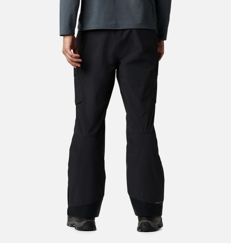 Black Men's Columbia Powder Stash Ski Pants | GBHDM-8576