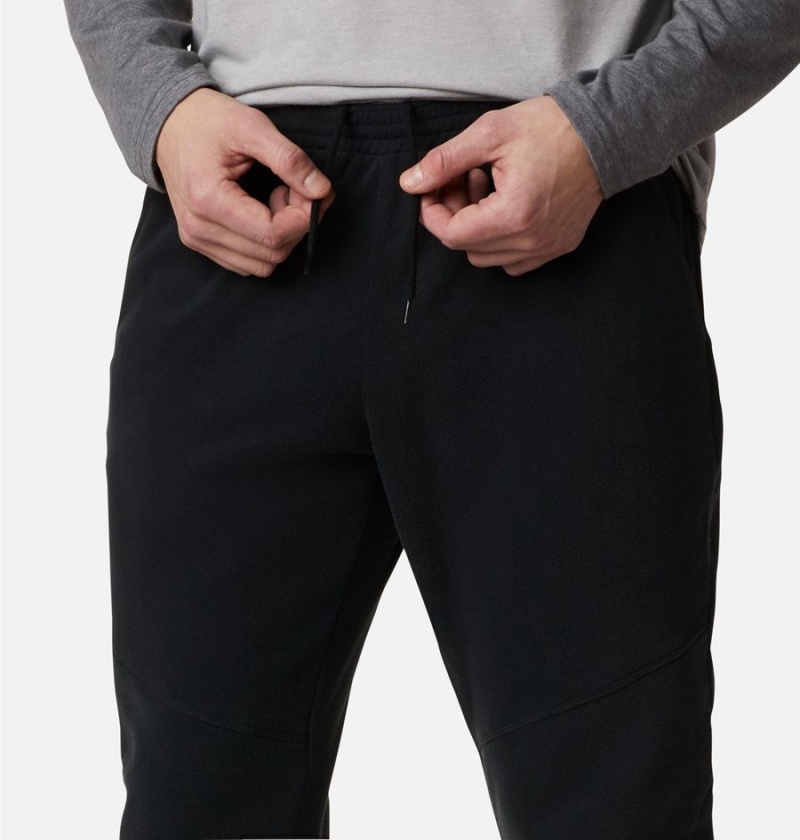 Black Men's Columbia Rapid Expedition Fleece Pants | ACPIF-7916