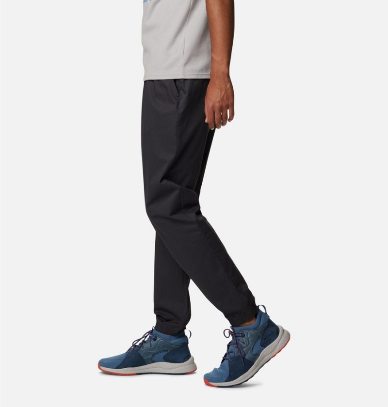 Black Men's Columbia Rapid Rivers Joggers Pants | ELKUV-7482