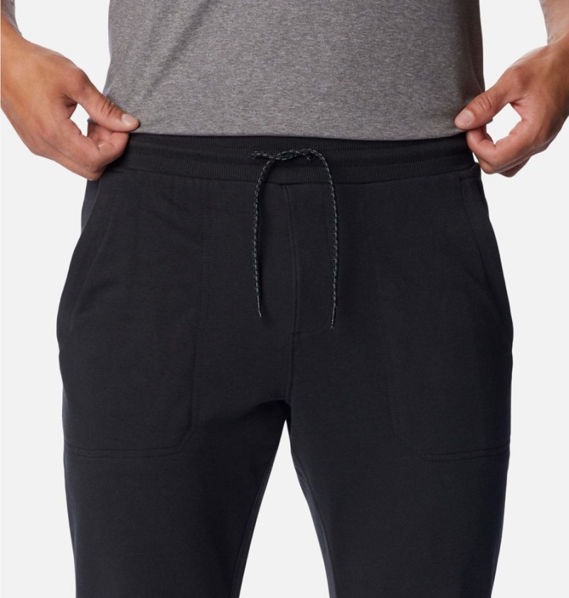 Black Men's Columbia Shell Ridge Sweat Joggers Pants | IAUWP-2081