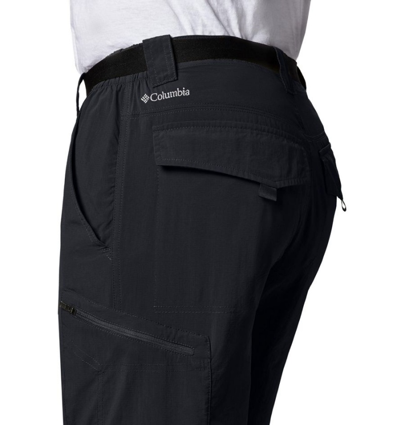 Black Men's Columbia Silver Ridge Cargo Shorts | AJDEC-4670