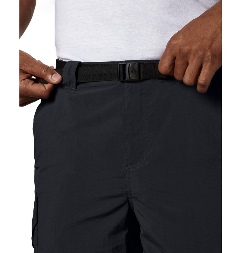 Black Men's Columbia Silver Ridge Cargo Shorts | AJDEC-4670