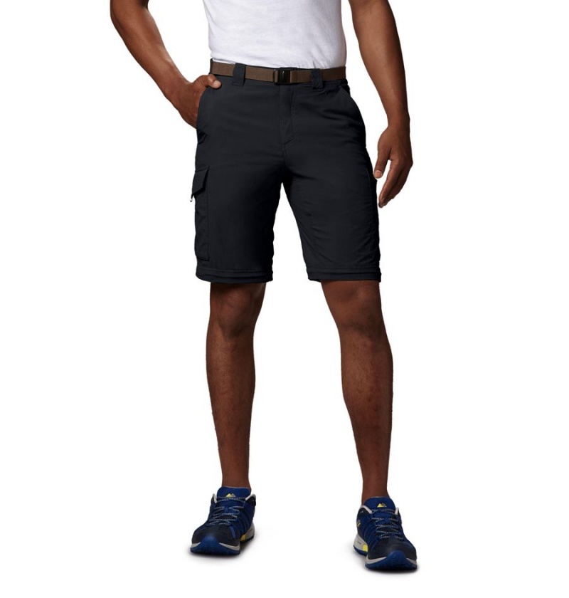 Black Men's Columbia Silver Ridge Convertible Pants | IBTZC-0416