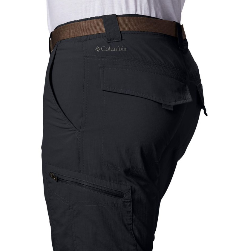 Black Men's Columbia Silver Ridge Convertible Pants | IBTZC-0416