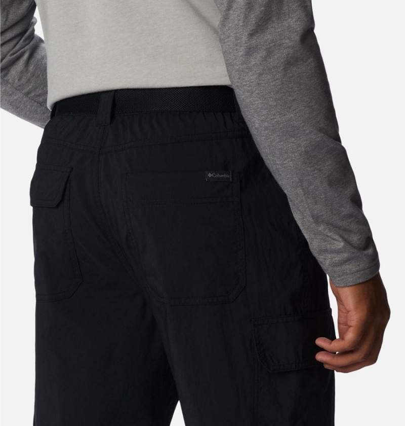 Black Men's Columbia Silver Ridge Utility Pants | QGIJS-5190