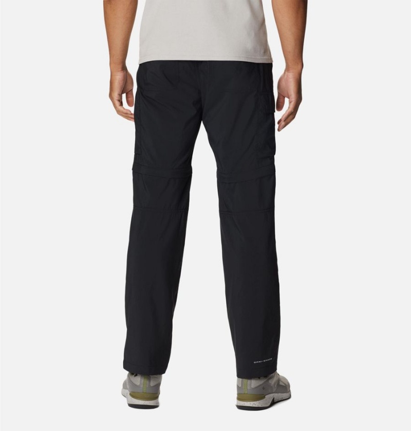 Black Men's Columbia Silver Ridge Utility Convertible Pants | ERFDV-9036