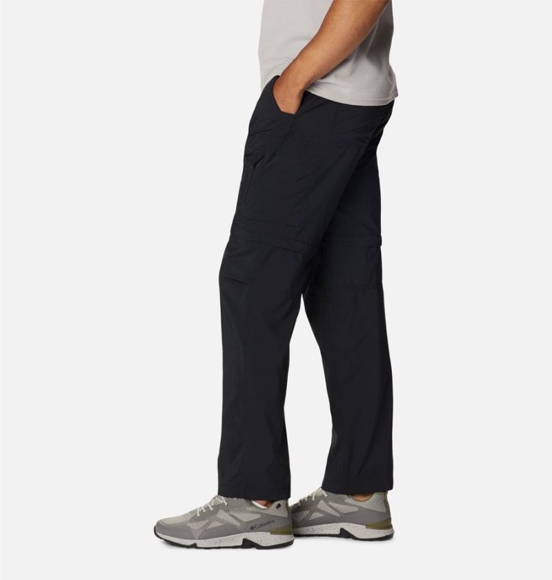 Black Men's Columbia Silver Ridge Utility Convertible Pants | ERFDV-9036