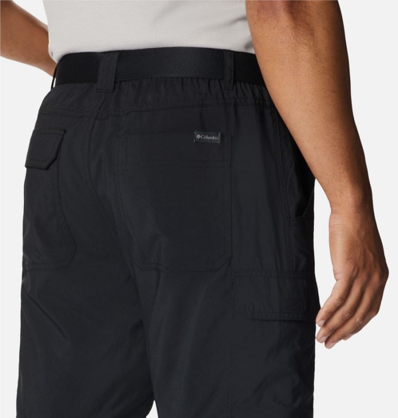 Black Men's Columbia Silver Ridge Utility Convertible Pants | ERFDV-9036