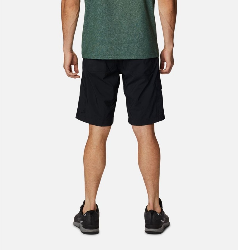 Black Men's Columbia Silver Ridge Utility Cargo Shorts | ADLIQ-7021