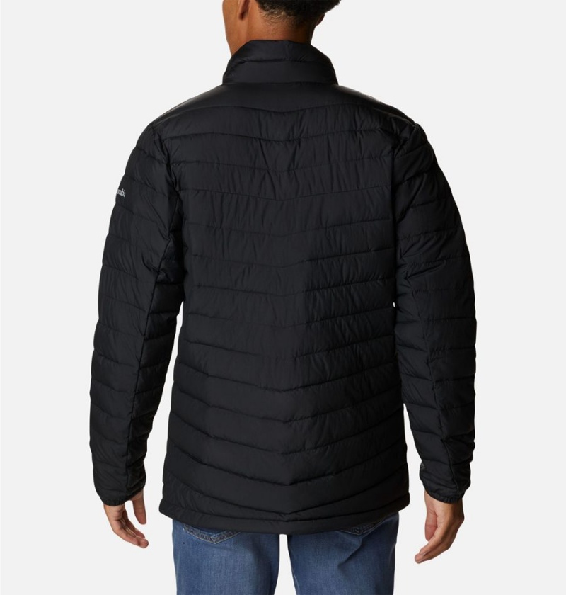 Black Men's Columbia Slope Edge Insulated Puffer Jacket | VULDT-8546