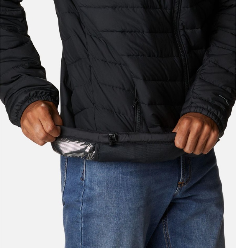 Black Men's Columbia Slope Edge Insulated Puffer Jacket | VULDT-8546