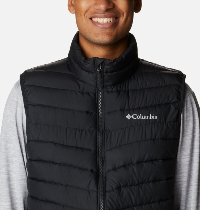 Black Men's Columbia Slope Edge Vest | HLJOZ-0435