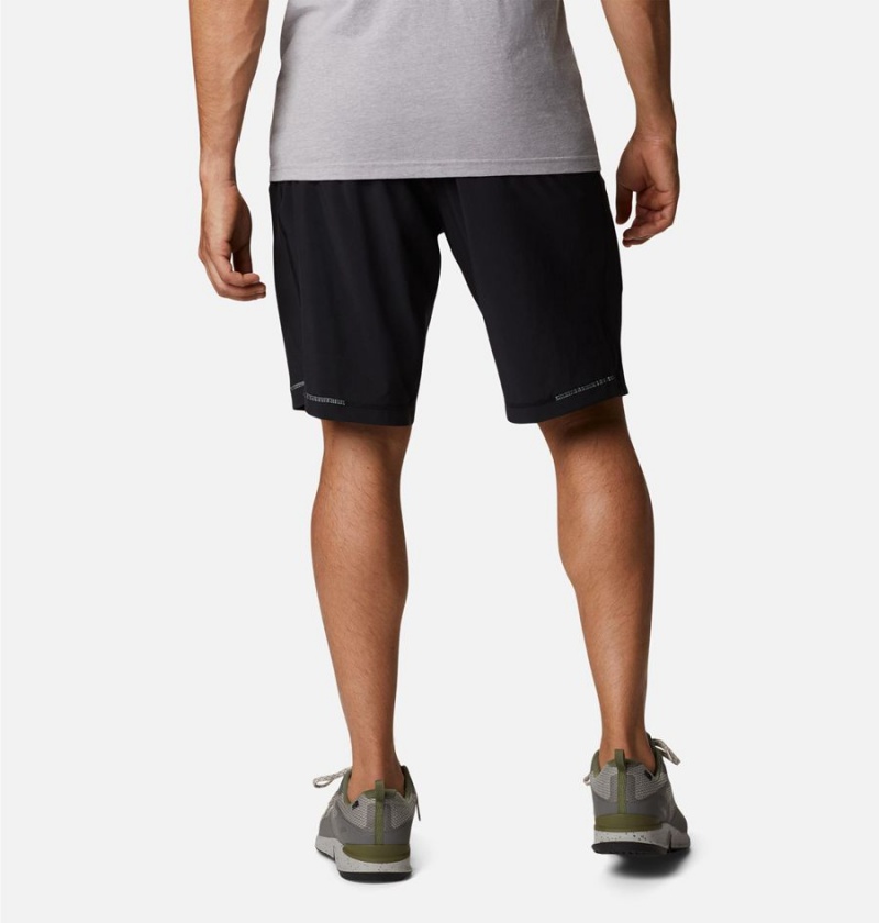 Black Men's Columbia Stealth Camp Active Shorts | CNVFX-4831