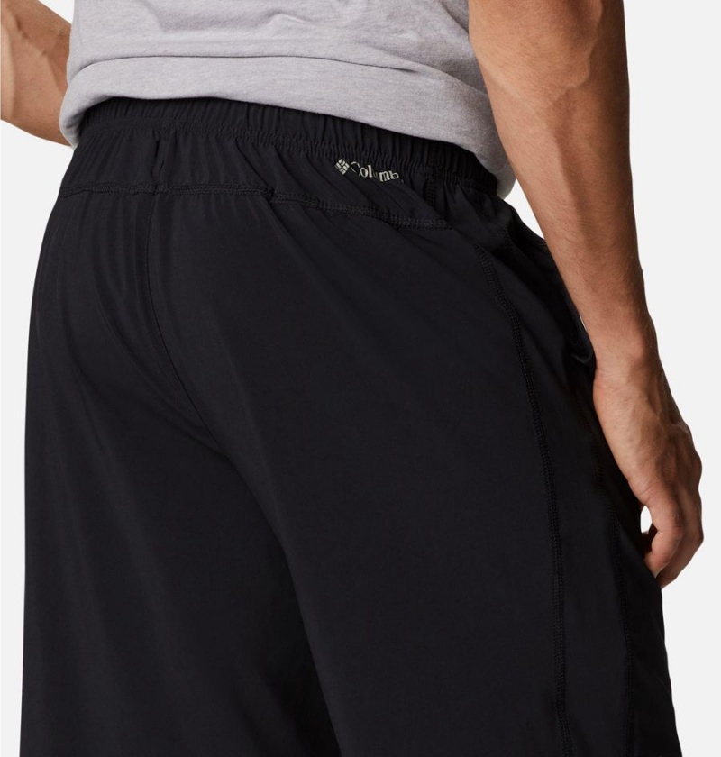 Black Men's Columbia Stealth Camp Active Shorts | CNVFX-4831