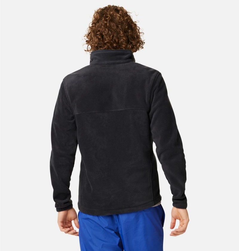 Black Men's Columbia Steens Mountain 2.0 Full Zip Fleece Jacket | HUFPI-6407