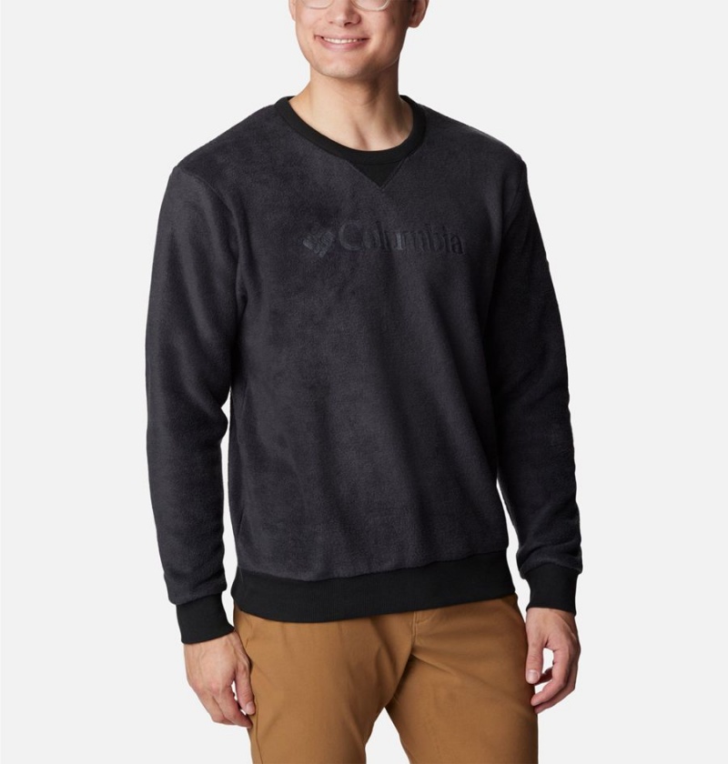 Black Men's Columbia Steens Mountain Crew Top 2.0 Pullover | VXHIC-8073