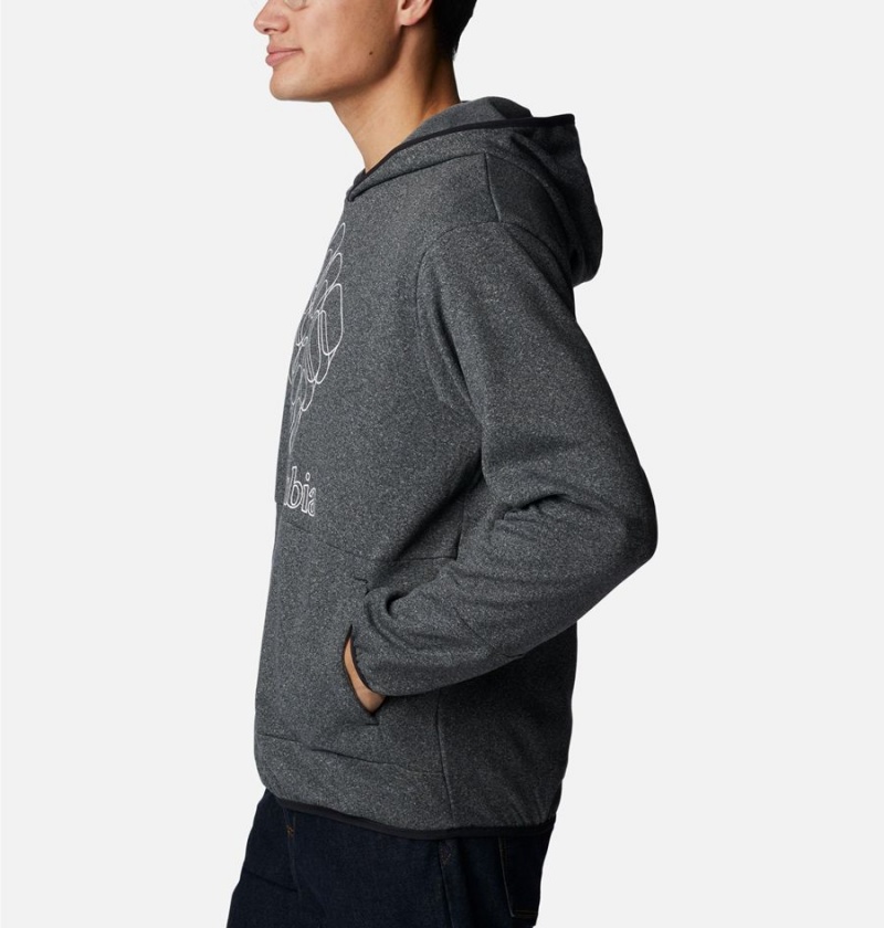 Black Men's Columbia Stone Canyon Hoodie | CQGXI-6837